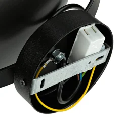 Design Deckenlampe Grau Metall Gold Ø30cm LARINO