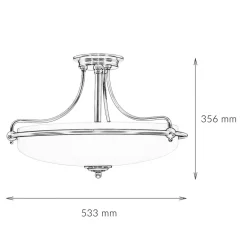 Design Deckenleuchte ASPERO Bronze 4-flmg Lampe