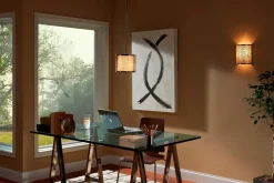 Design Pendelleuchte VEINE Chrom Ø20cm verstellbar