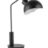 Design Tischlampe Schwarz klein 46 cm Arbeiten Lesen