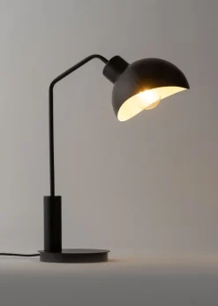 Design Tischlampe Schwarz klein 46 cm Arbeiten Lesen