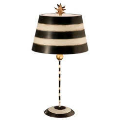 Design Tischleuchte 79 cm gestreift Wohnzimmer