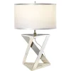 Designer Tischlampe Modern Marmor Fuß 71cm hoch MARBLE