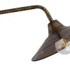 Designer Wandlampe aus Messing groß ANGELOS Treppe