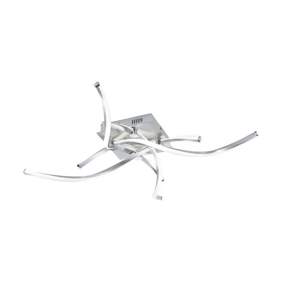 Dimmbare LED Deckenlampe in Stahl L:78 cm 27 W 2400 lm