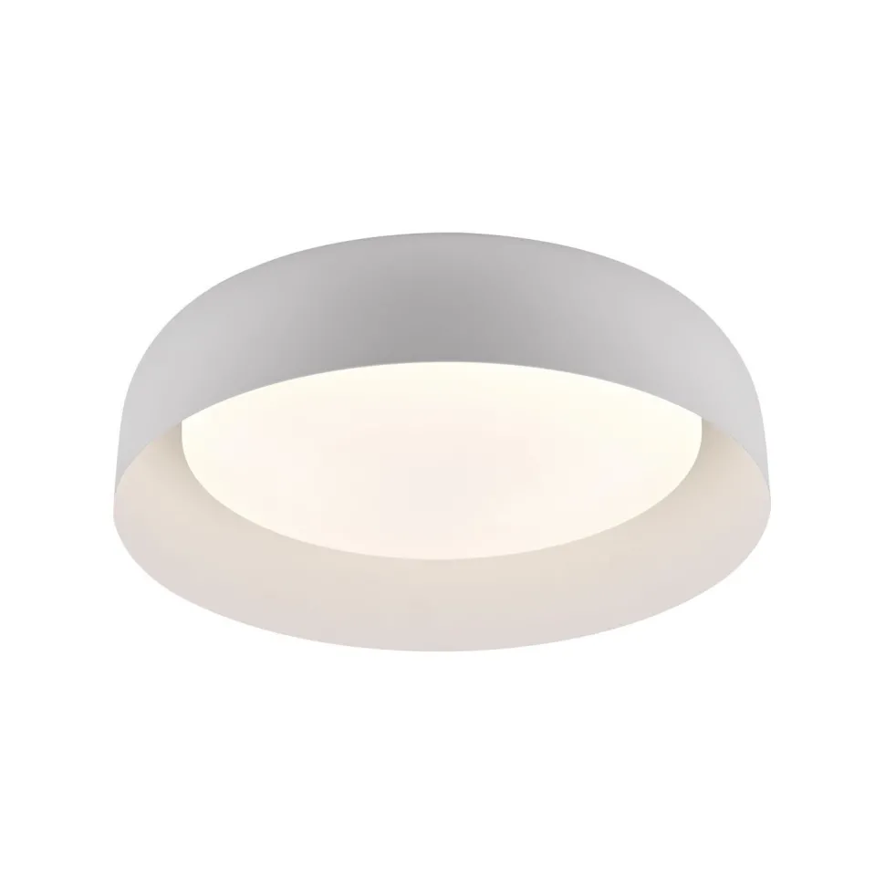 Dimmbare LED Deckenlampe Weiß Metall Ø40 cm 2700-5000 K