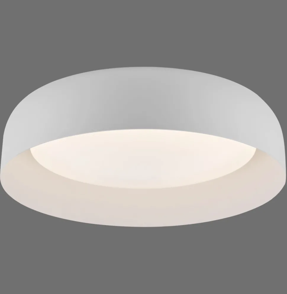 Dimmbare LED Deckenlampe Weiß Metall Ø40 cm 2700-5000 K