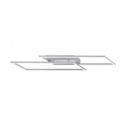 Dimmbare LED Deckenlampe L:83 cm Memory 30 W in Stahl