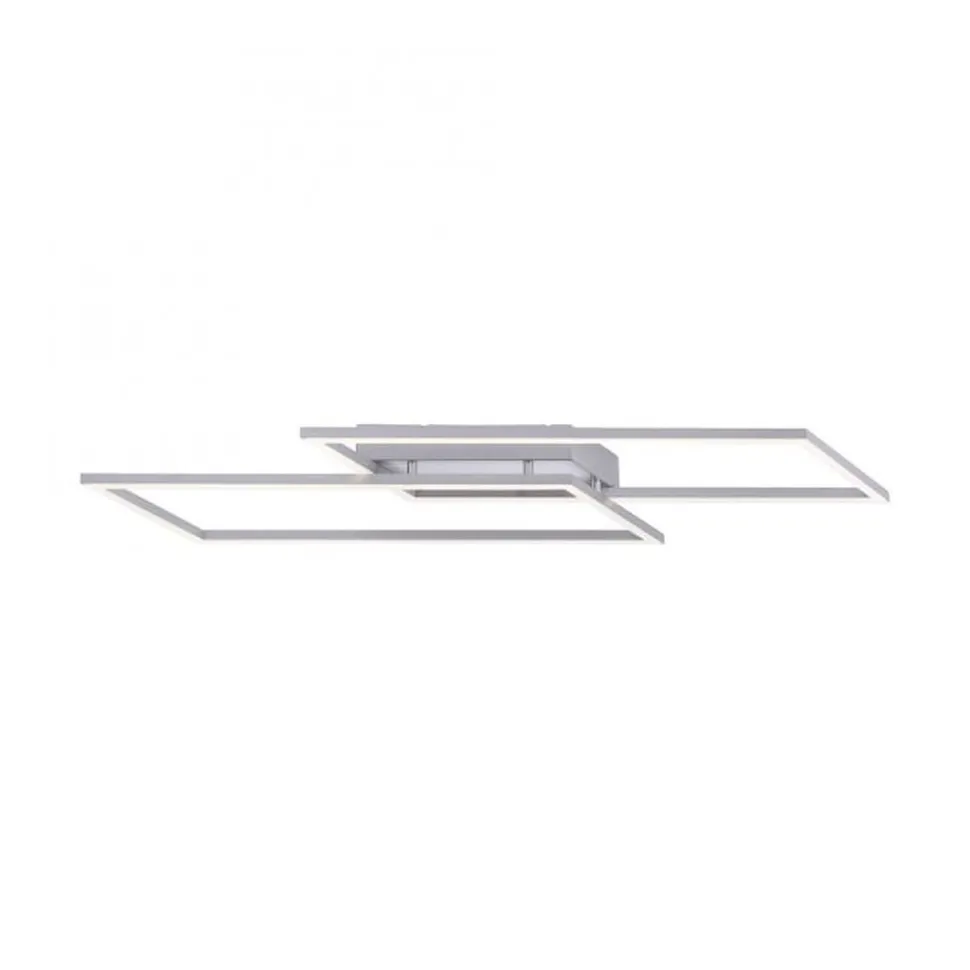 Dimmbare LED Deckenlampe L:83 cm Memory 30 W in Stahl
