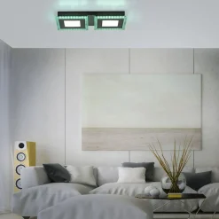 Dimmbare LED Deckenlampe RBG Farbwechsel Fernbedienung