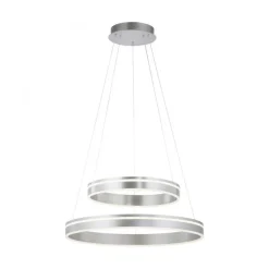 Dimmbare LED Pendelleuchte Ø59 cm rund 7300 lm in Stahl