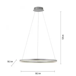 Dimmbare LED Pendelleuchte in Aluminium Ø58,5 cm 3000 K