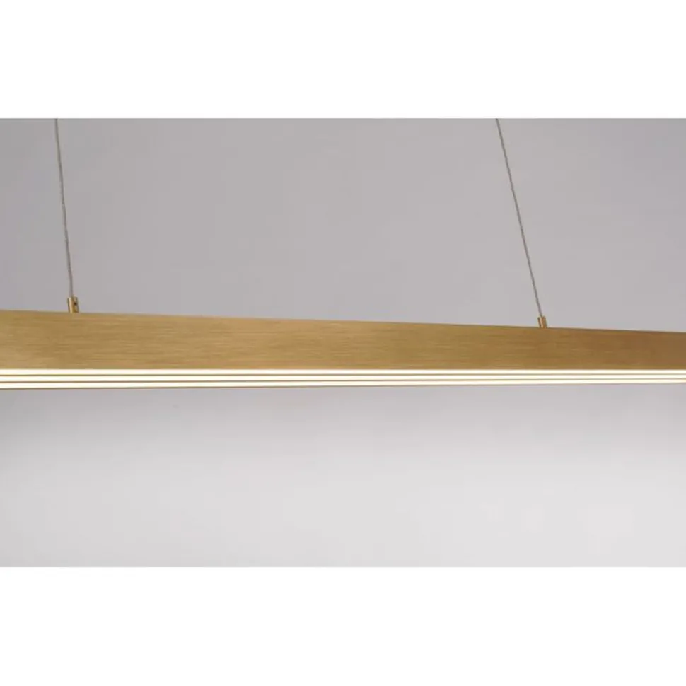 Dimmbare LED Pendelleuchte Touch 4680 lm in Messing