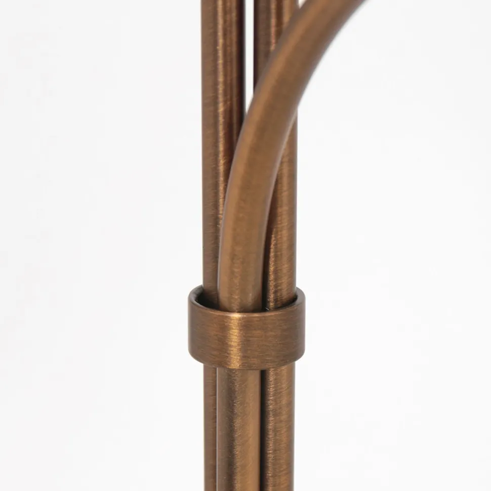 Dimmbare Stehlampe Glas Metall 168 cm inkl. G9 3-flmg