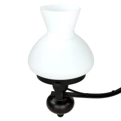 Echt-Holz Kronleuchter Metall Glas 3-flmg Landhaus