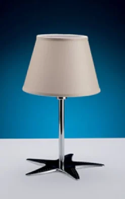 Edle Tischlampe MIRENA Weiß Seestern Modern Design
