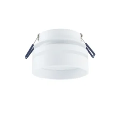 Einbaustrahler GU10 Ø 8 cm Weiß Aluminium Modern OBID