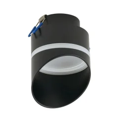 Einbaustrahler GX53 Schwarz H: 12 cm Aluminium Modern