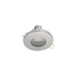 Einbaustrahler rund Ø 85 mm in Silber IP54/20 GU10 Metall