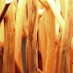 Eindrucksvolle Stehleuchte Treibholz 175 cm Modern