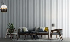 Elegante Wandlampe Metall Schwarz Weiß Gold H:25 cm E27