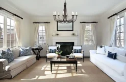 Eleganter Lüster GOTICA 1 Schwarz Rustikal Esstisch