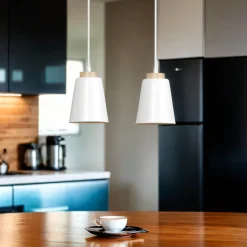 Esstisch Hängelampe Weiß Skandinavisches Design