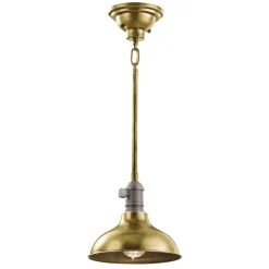 Extravagante Deckenleuchte SINO in Messing Industrial