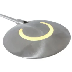 Flexibler LED Wandstrahler in Stahl mit Stecker dimmbar