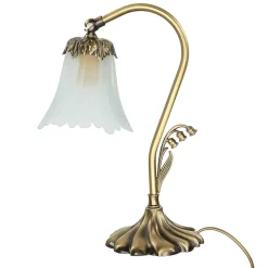 Florale Tischleuchte Tischlampe E14