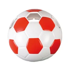 Fussball Wandleuchte fürs Kinderzimmer rot/weiß