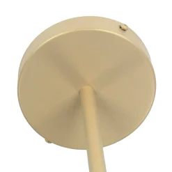 Gold Deckenlampe Metall Glas satiniert G9 5-flammig