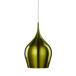 Grüne Hängeleuchte glänzend