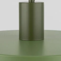 Grüne Pendelleuchte E27 Ø30 cm rund Vintage Metall