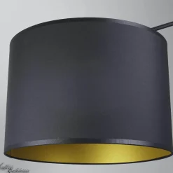 Große Deckenlampe Schwarz Gold VIPER flexibel 170cm