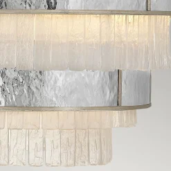 Große Hängeleuchte rund Ø 81,3 cm H: max. 409,4 cm 12x E14