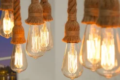 Große Pendelleuchte MARE Tau Handgefertigt Esstisch