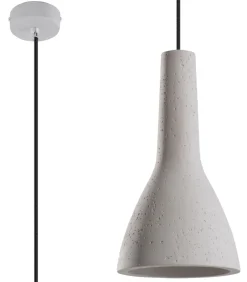 Hängelampe Beton Ø 17 cm Grau E27 Küche Esstisch