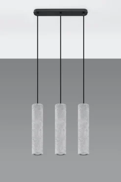 Hängelampe Beton Schirm wohnlich BRENNA Pendelleuchte