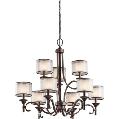 Hängelampe CANELADO 9xE14 kürzbar Esstisch Leuchte