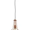 Hängelampe Design Draht in Kupfer SALVIA Esstisch