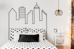 Hängelampe E27 rund Ø25 cm Schwarz Honig blendarm Retro