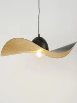 Hängelampe E27 Schwarz Gold Modern Wohnzimmer