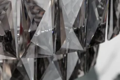 Hängelampe Glas Grau Ø50 cm 6-flammig E14 stylisch