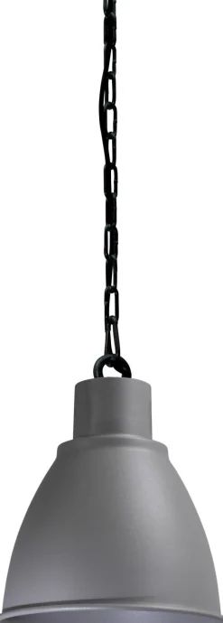 Hängelampe Grau Groß Handarbeit Industrie Design