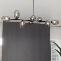 Hängelampe groß 140 cm lang höhenverstellbar E14