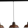 Hängelampe in Rost Braun