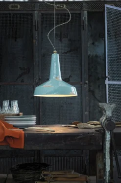 Hängelampe Keramik E27 D: 35 cm H: max. 133 cm rund