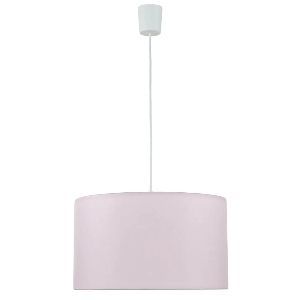 Hängelampe Kinder Baby Rosa Ø 40 cm rund Stoffschirm