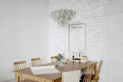 Hängelampe Kristall 51,5 cm breit H: max. 120 cm 5x E14